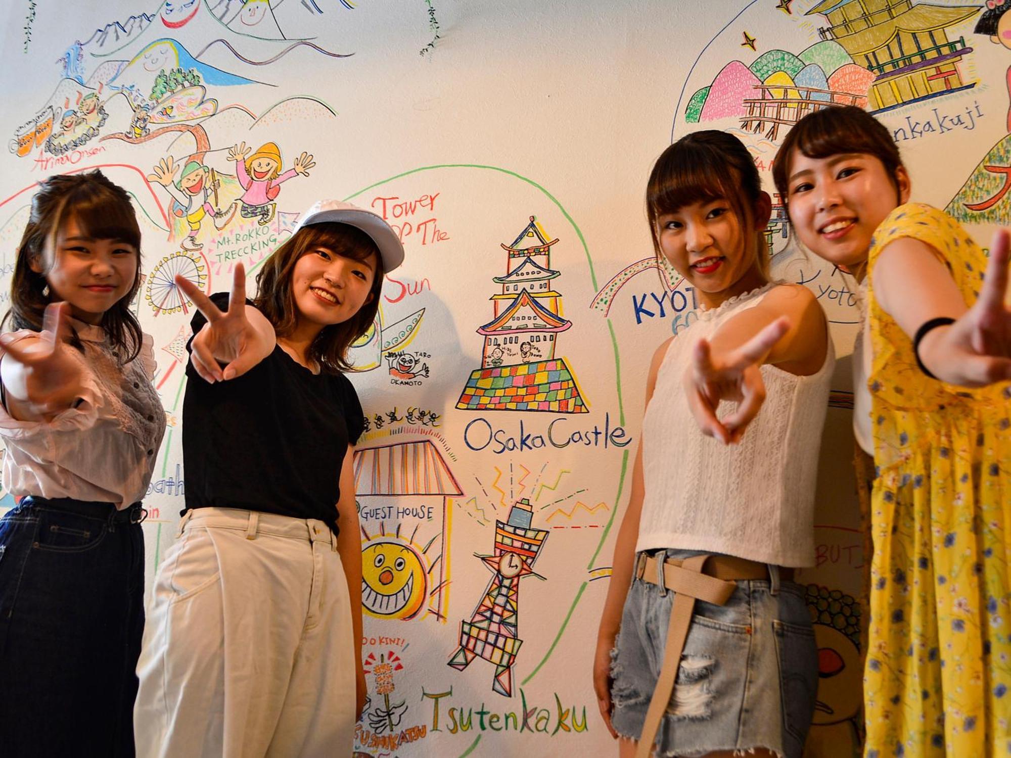 R Guest House Osaka Exterior foto